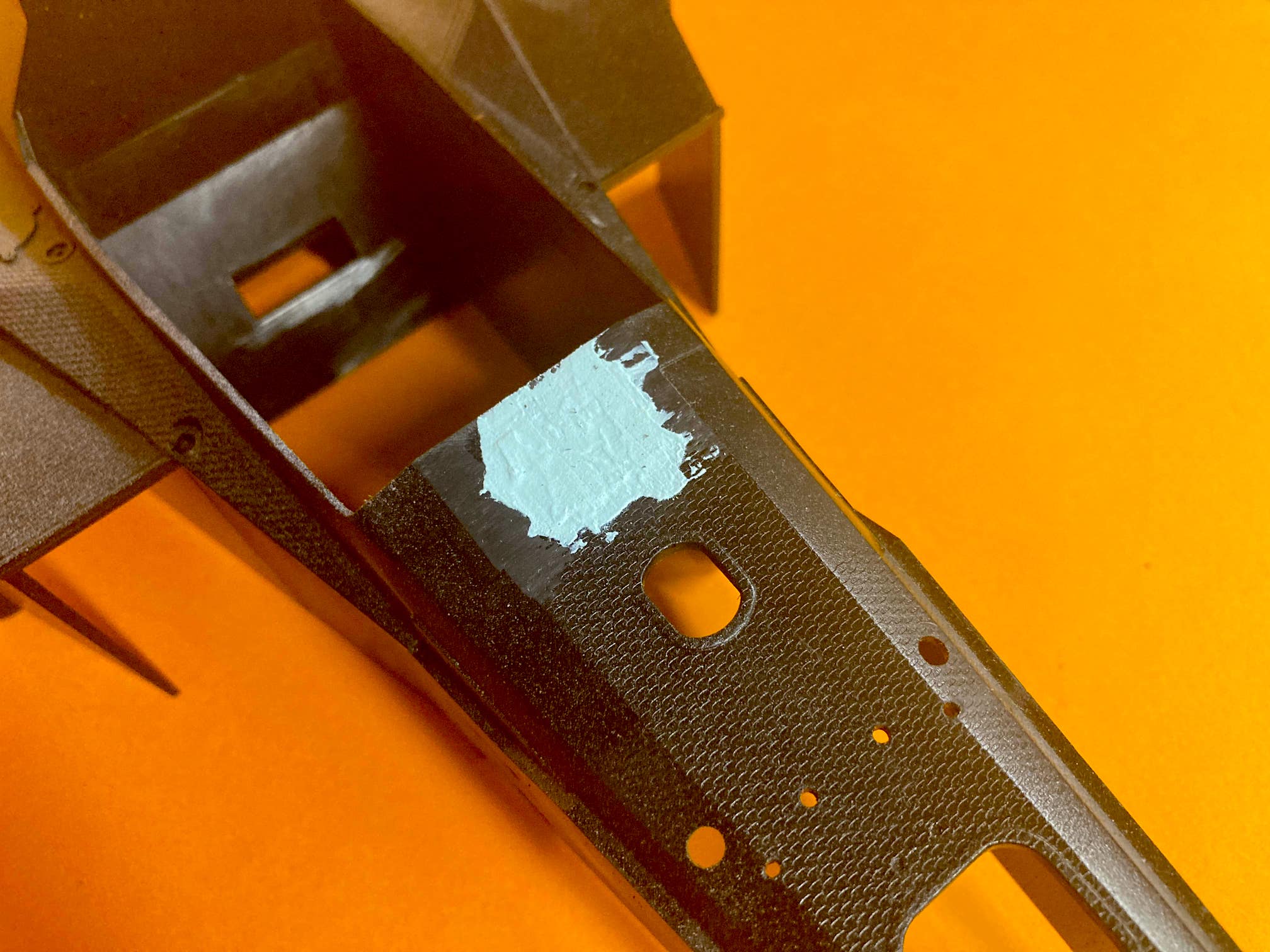 Rear Damper Mount Openings Filled