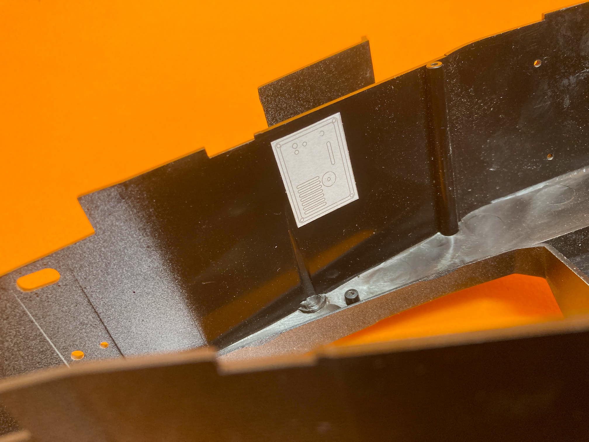 Side Pod Electronics Panel Template