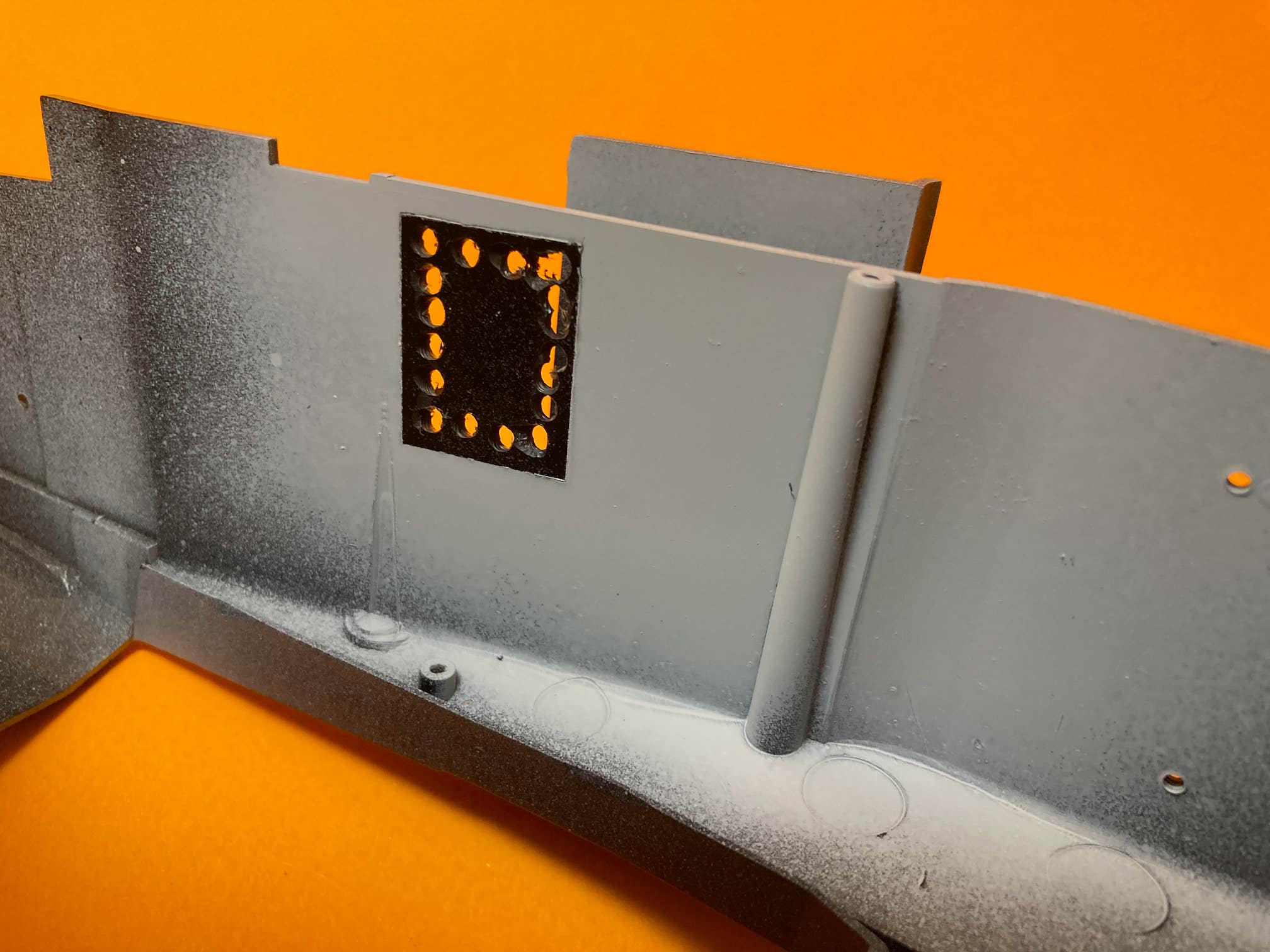 Side Pod Electronics Panel Material Removal