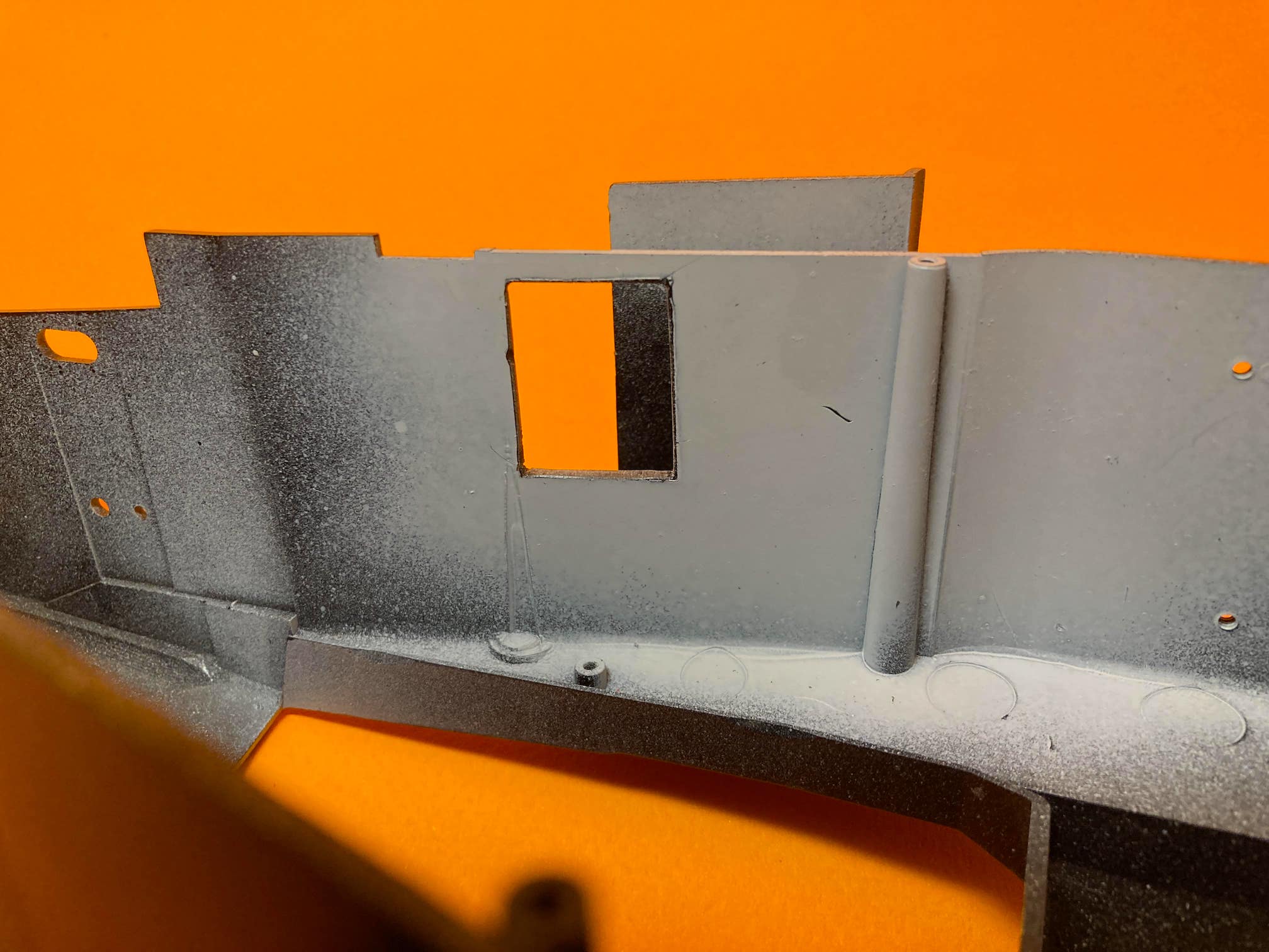 Side Pod Electronics Panel Cutout