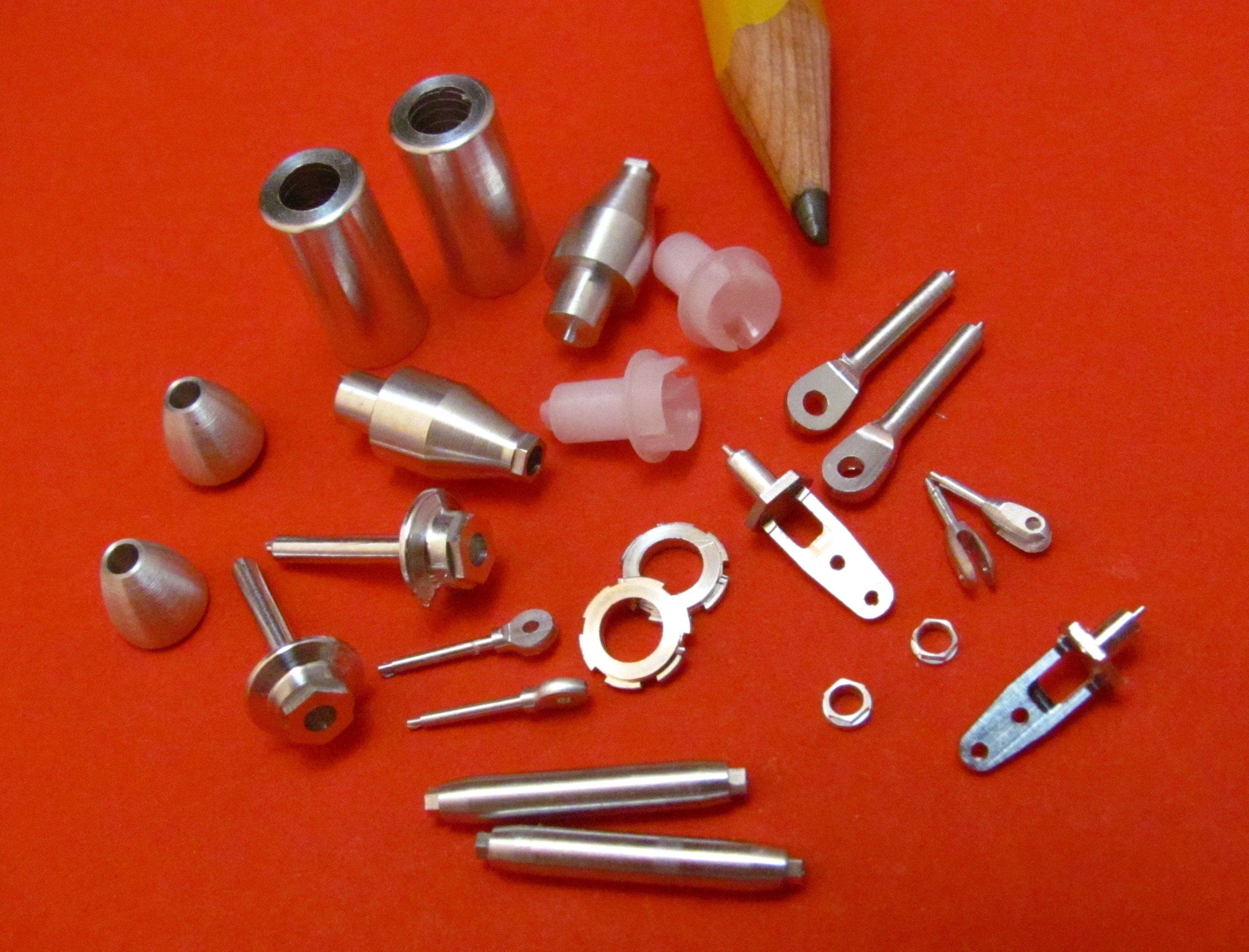 Rosso Ferrari 643 1/8 Scale Model Front Damper Parts