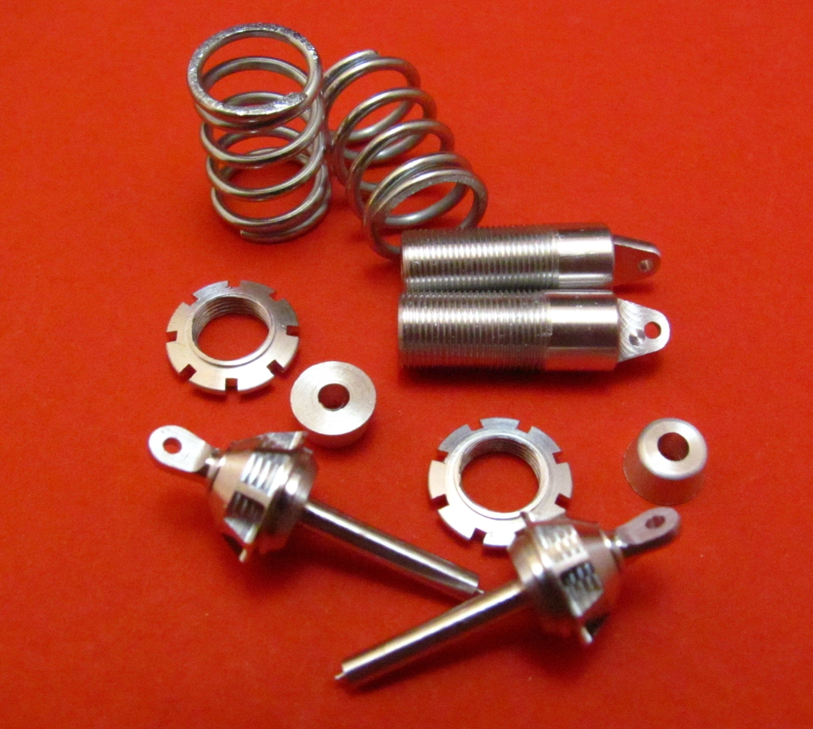 Rosso Ferrari 643 1/8 Scale Model Rear Damper Parts