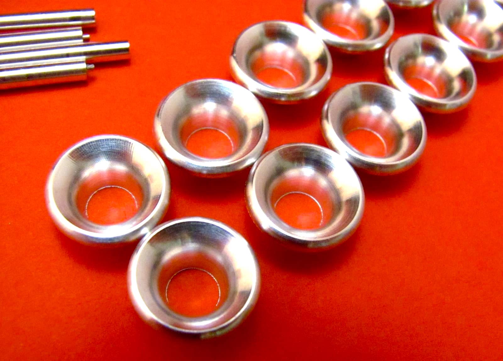 Rosso Ferrari 643 1/8 Scale Model Velocity Stacks