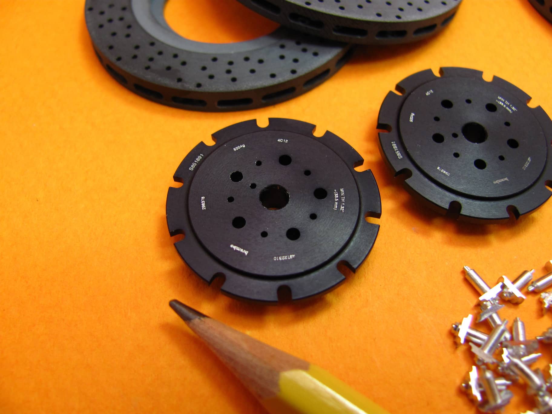 Hachette Ferrari LaFerrari 1/8 Scale Model Brake Hats